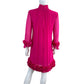 Alex Marie Bright Pink Amelia Cocktail Dress Size 4