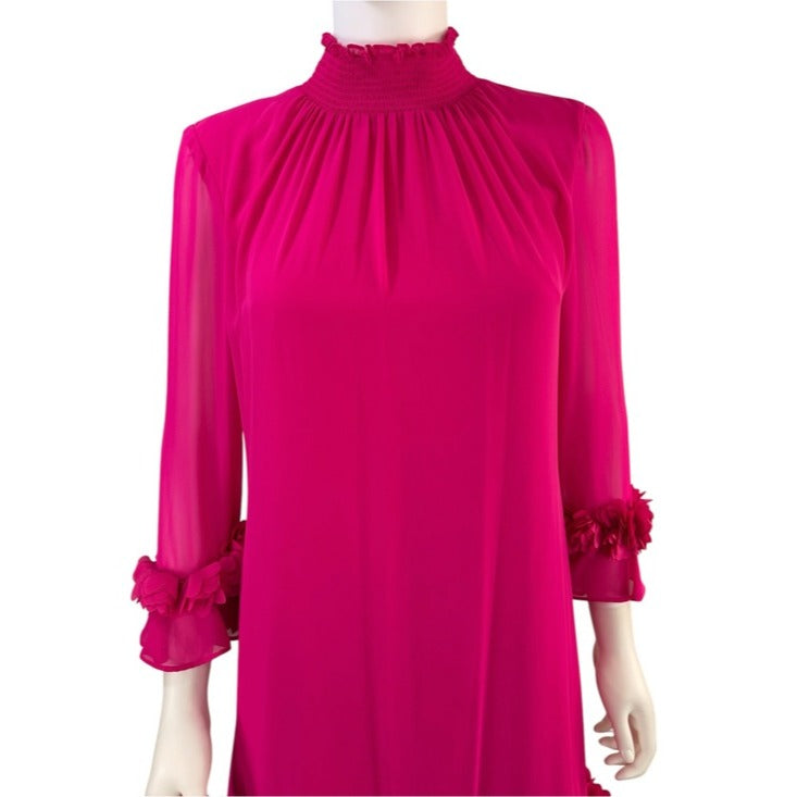 Alex Marie Bright Pink Amelia Cocktail Dress Size 4
