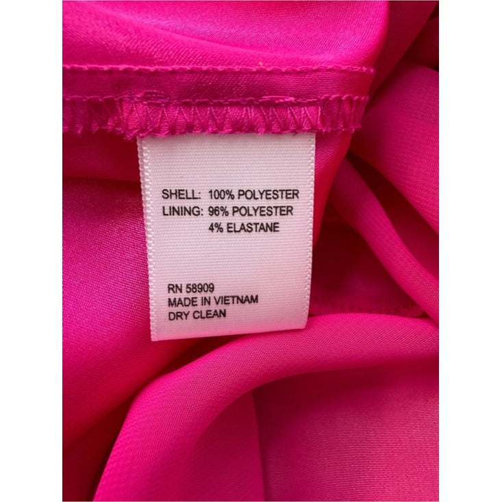 Alex Marie Bright Pink Amelia Cocktail Dress Size 4