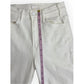 MOTHER White The Hustler Ankle Fray Jeans Size 25