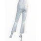 MOTHER White The Hustler Ankle Fray Jeans Size 25