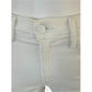 MOTHER White The Hustler Ankle Fray Jeans Size 25