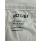 MOTHER White The Hustler Ankle Fray Jeans Size 25