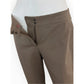 Lafayette 148 New York Brown Straight Leg Trousers Size 4