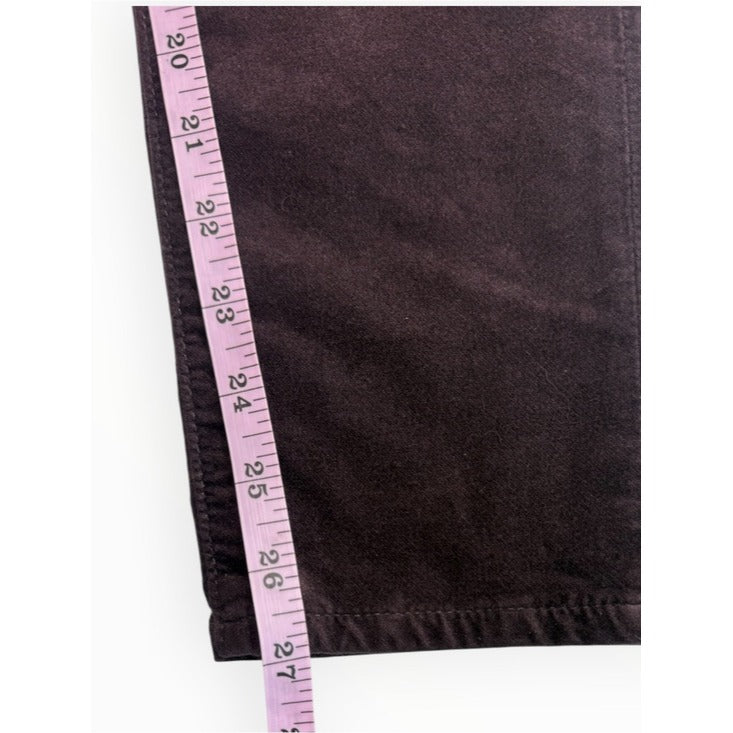 AG x Anthropologie NWT Plum Velour High Rise Stevie Ankle Jeans Size 26P