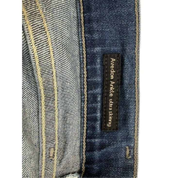 COH Blue Avedon Ankle Ultra Skinny Jeans Size 30