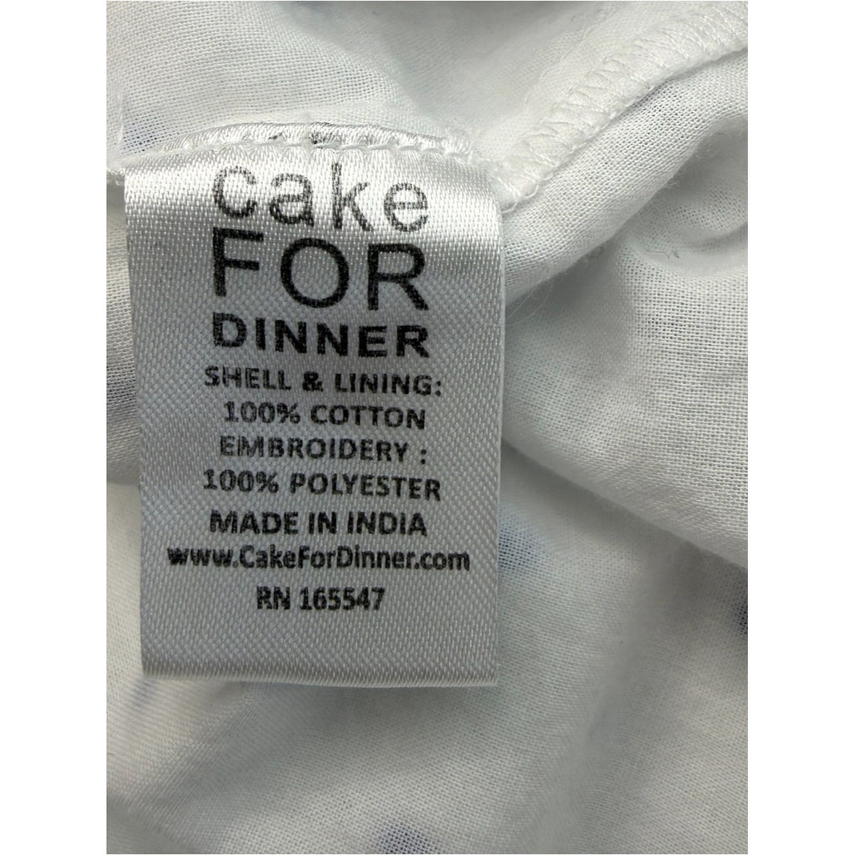 Cake for Dinner Babydoll Camisole Tank Size S
