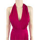 Banana Republic NWT Pink Satin Halter Maxi Dress Size 0P