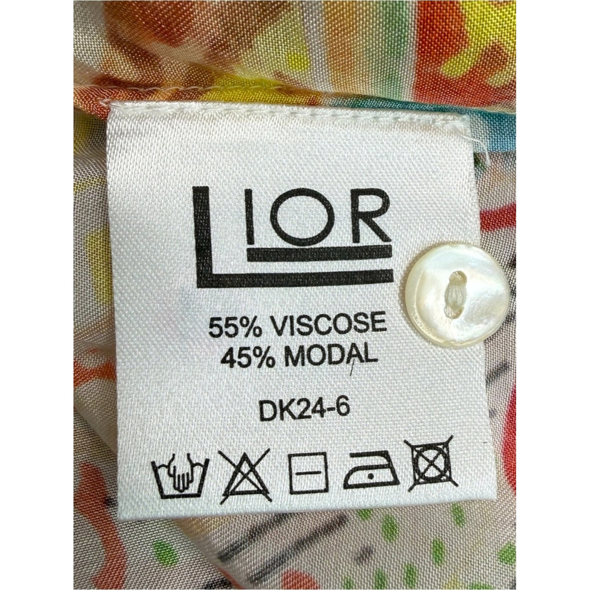 Lior Paris Patchwork Floral Paisley Blouse Size S