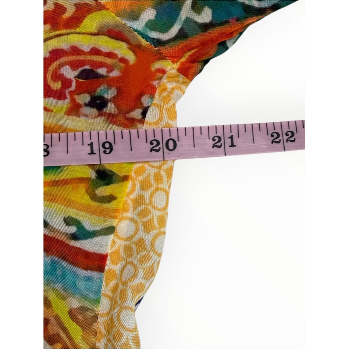Lior Paris Patchwork Floral Paisley Blouse Size S