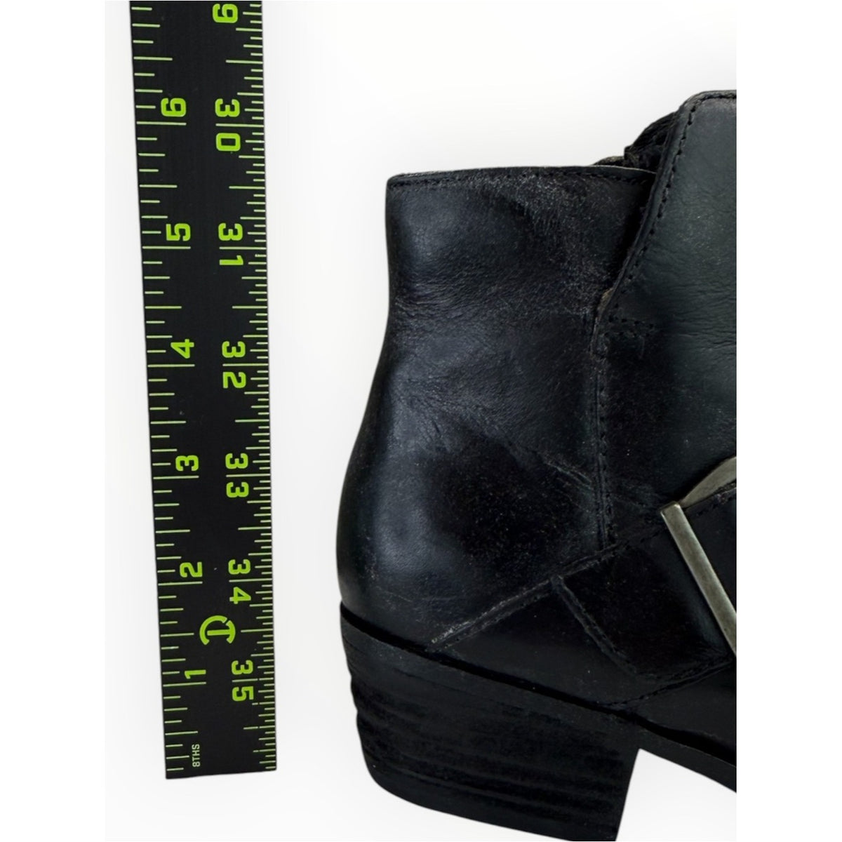 BORN NWOT Black Leather Royce Bootie Size 7