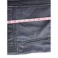 Joie Dark Navy Caldine Lambskin Leather Biker Jacket Size L