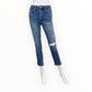AMO Denim BABE Dive Bar Destroyed Jeans High Rise Size 26