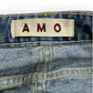 AMO Denim BABE Dive Bar Destroyed Jeans High Rise Size 26