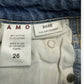 AMO Denim BABE Dive Bar Destroyed Jeans High Rise Size 26