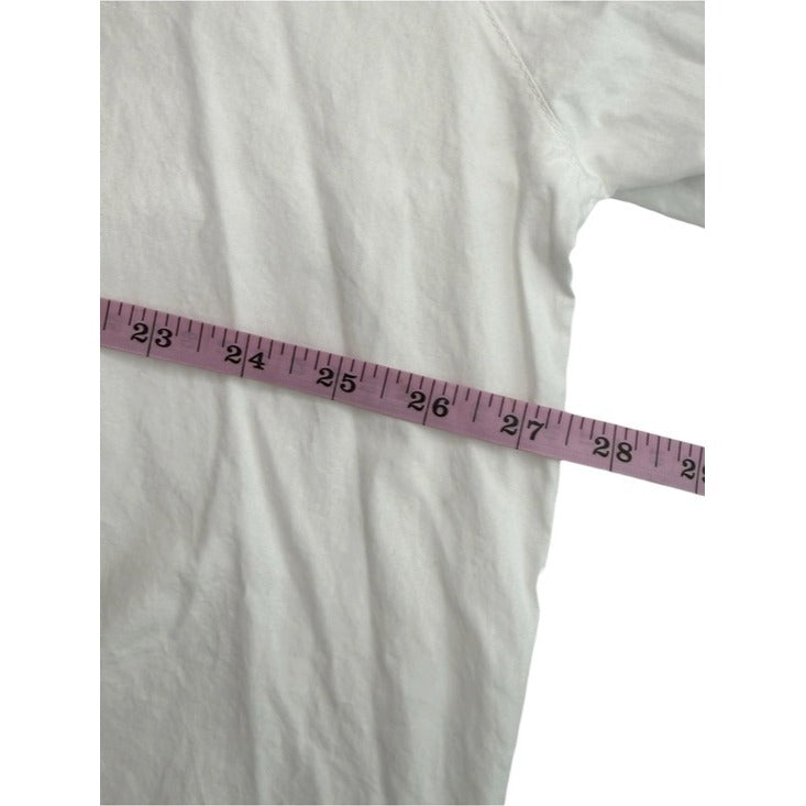 J. Peterman White 100% Cotton Marie Antoinette Shirt Dress Size XXL