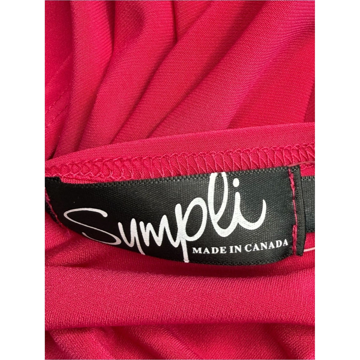 Sympli Pink Zesty Zipper Asymmetric Tunic Top Size 14