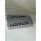 BRYN Walker White 100% Linen Tank Size 2X