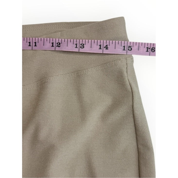 Eileen Fisher NWT Wheat Stretch Crepe Slim Ankle Pants Size S
