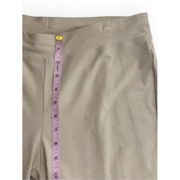 Eileen Fisher NWT Wheat Stretch Crepe Slim Ankle Pants Size S