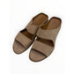 AQAUTALIA Tan Suede Abbey Weatherproof Slide Sandals Size 8.5