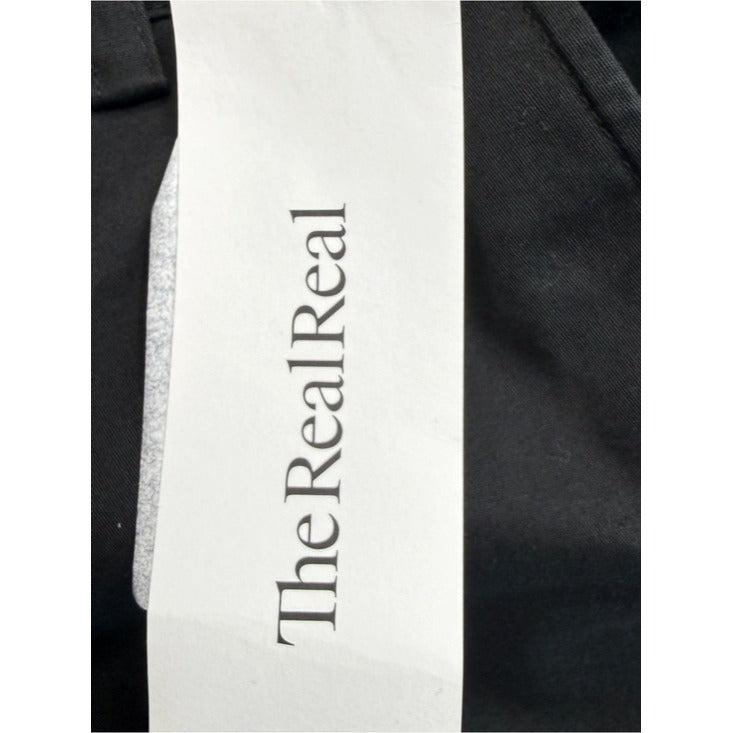 Vince. Black Cotton Tailored Ankle Pants Size 4