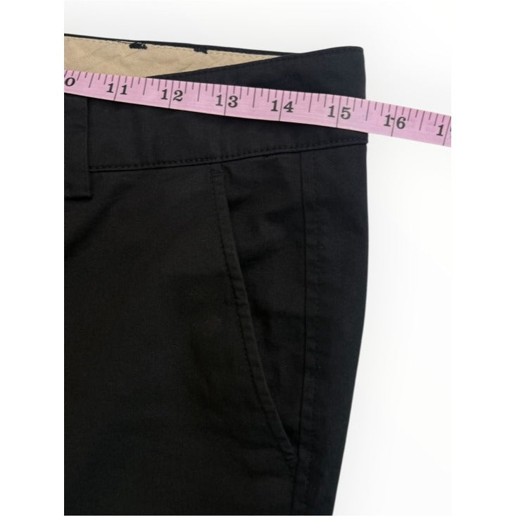 Vince. Black Cotton Tailored Ankle Pants Size 4