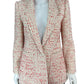 Rebecca Taylor Pink Tweed Blazer Size 4 P