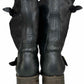 frye Veronica Short Leather Combat Boots Size 8