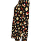 JUDE CONNALLY Black Retro Leopard Print Top Size M