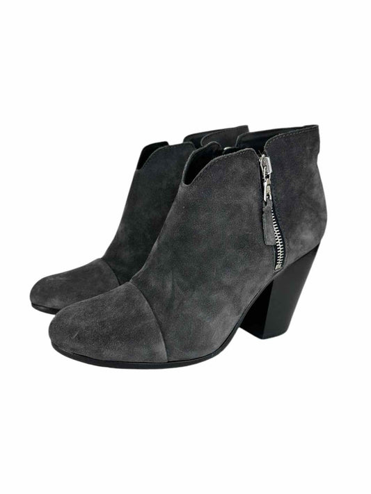 rag & bone Gray Suede MARGOT Bootie Size 37.5