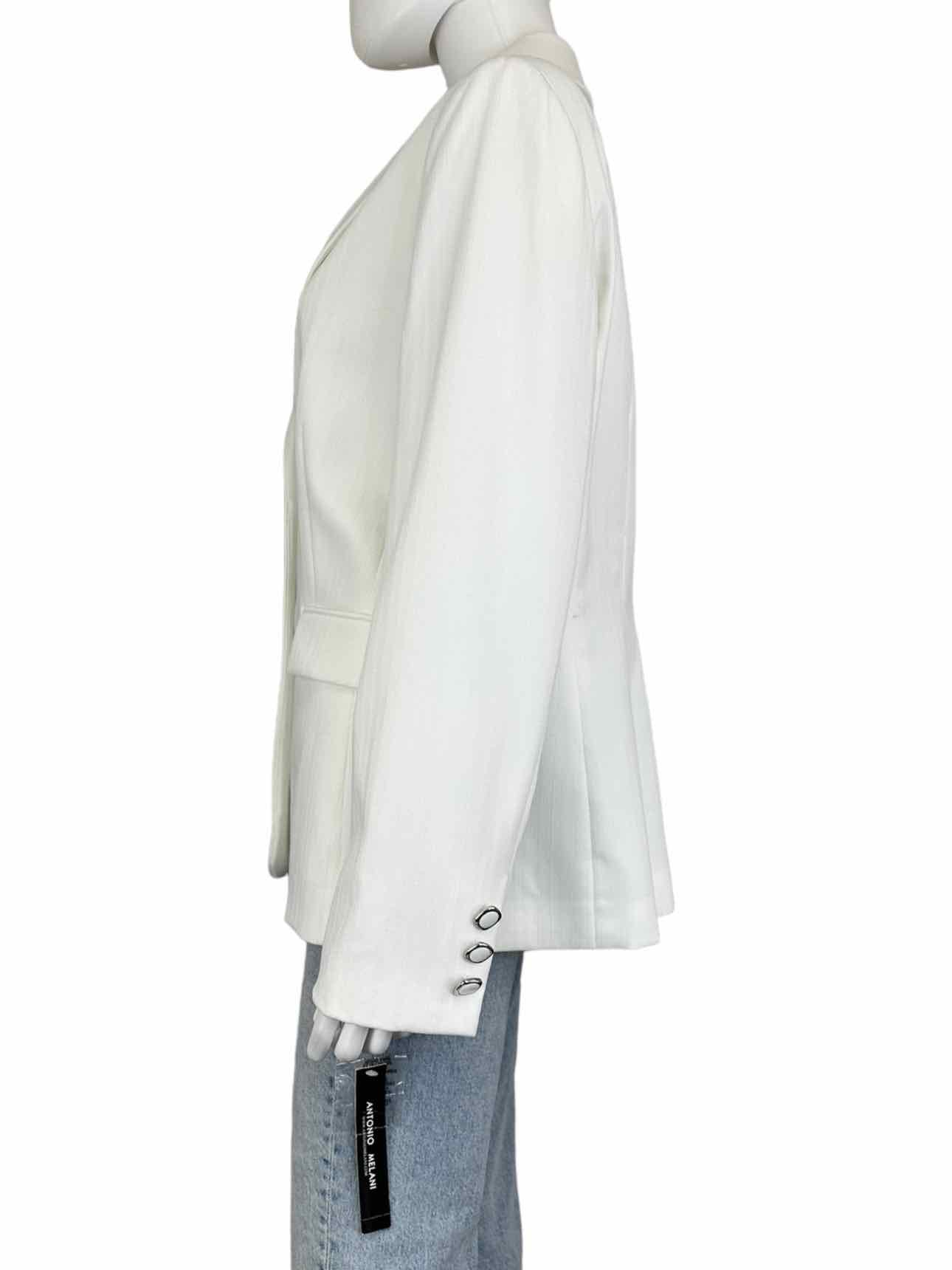 ANTONIO MELANI NWT White Jessilyn Blazer Size 14