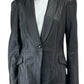 PAIGE Black Genuine Leather Blazer Size 10