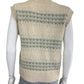 heartloom Cream Floral Pointelle Sweater Vest Size S