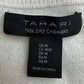 TAHARI NWT Ivory 100% Cashmere Sweater Size M