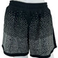 Queen of Sparkles Black Rhinestone Two Piece Set Size XS