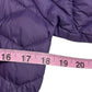 Free Country NWT Purple Quilted Packable Down Jacket Size S