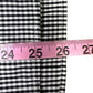 J. Crew Black Gingham Check Button-Down Size 4