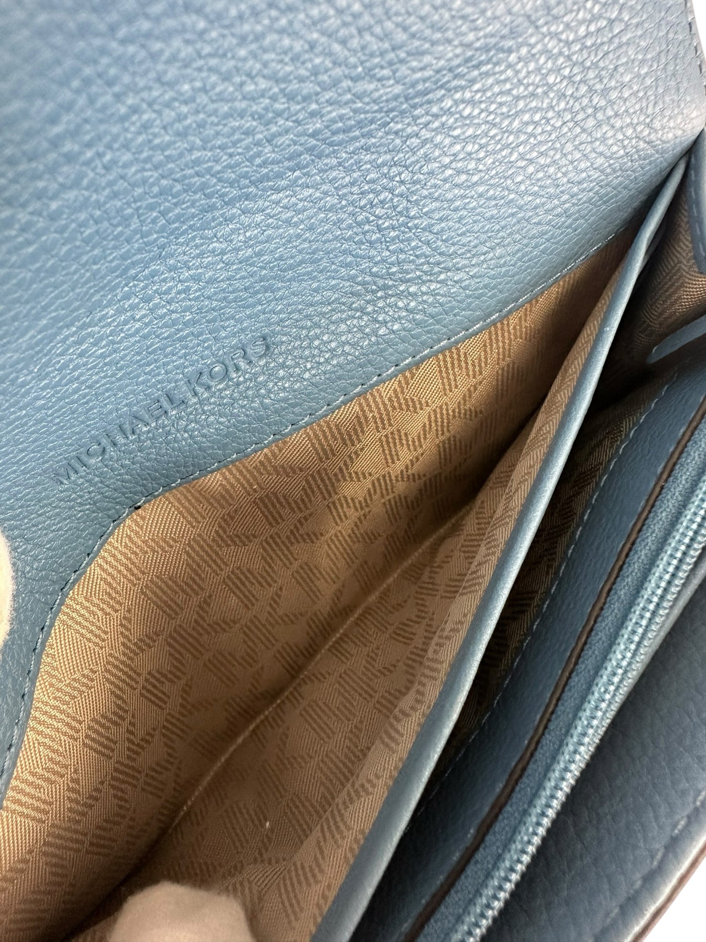 michael kors Blue Leather Wallet