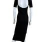 Paola Bernardi Black Bolero Style Sweater Dress Size S