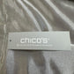 Chico's NWT Pewter Shantung Topper Coat Size 8/10