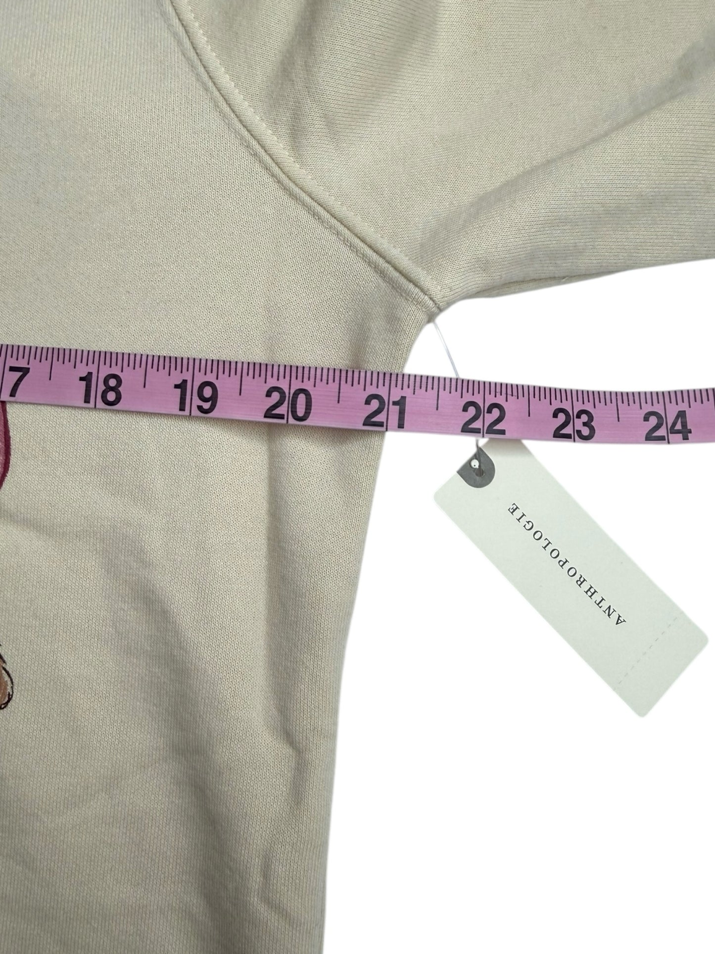 Maeve NWT Cream Animal Friends Crewneck Sweatshirt Size S