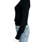 CYNTHIA ROWLEY NWT Black Crewneck Sweater Size S