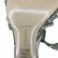 MARION PARKE Green Camouflage Print Sandals Size 37
