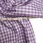 Hello Dobson Purple Gingham Check Mini Dress Size L