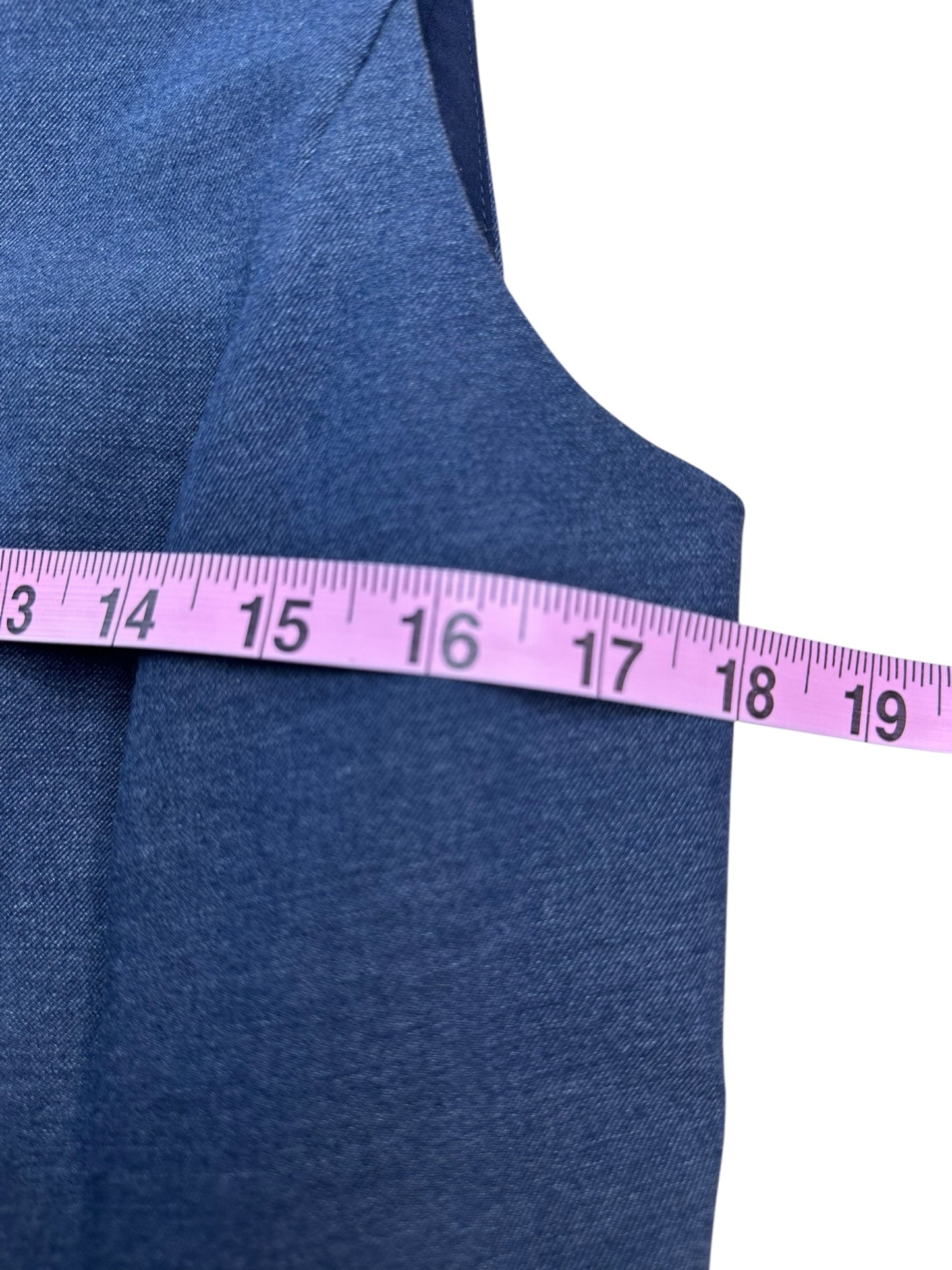 ANTONIO MELANI Blue Vest Size 10
