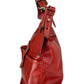 Dooney & Bourke Red Leather Florentine Small Lucy Purse