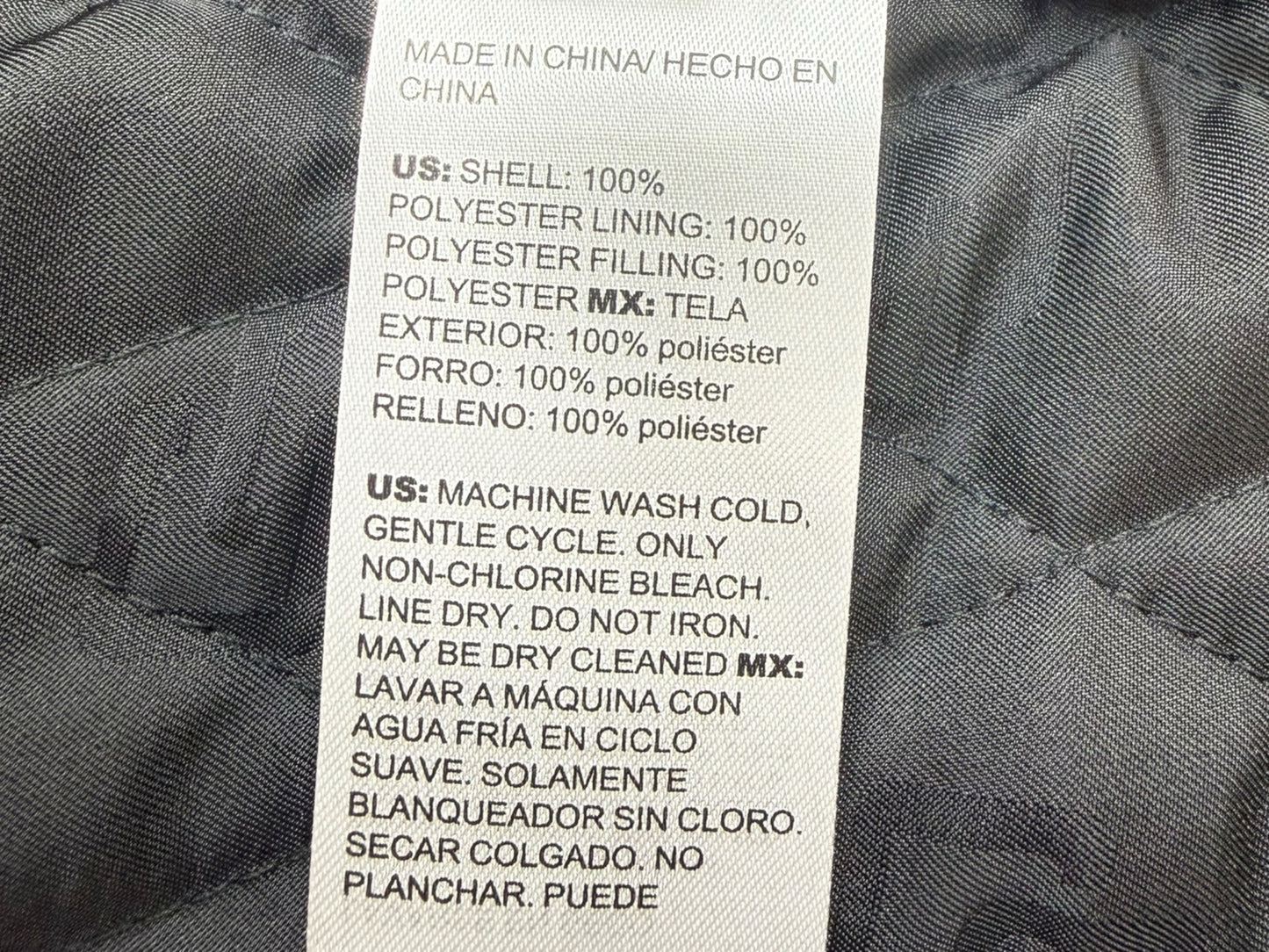 Chico's NWT Black Quilted Jacket Size M