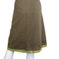 Ann Taylor NWT 100% Silk Green Midi Skirt Size 14