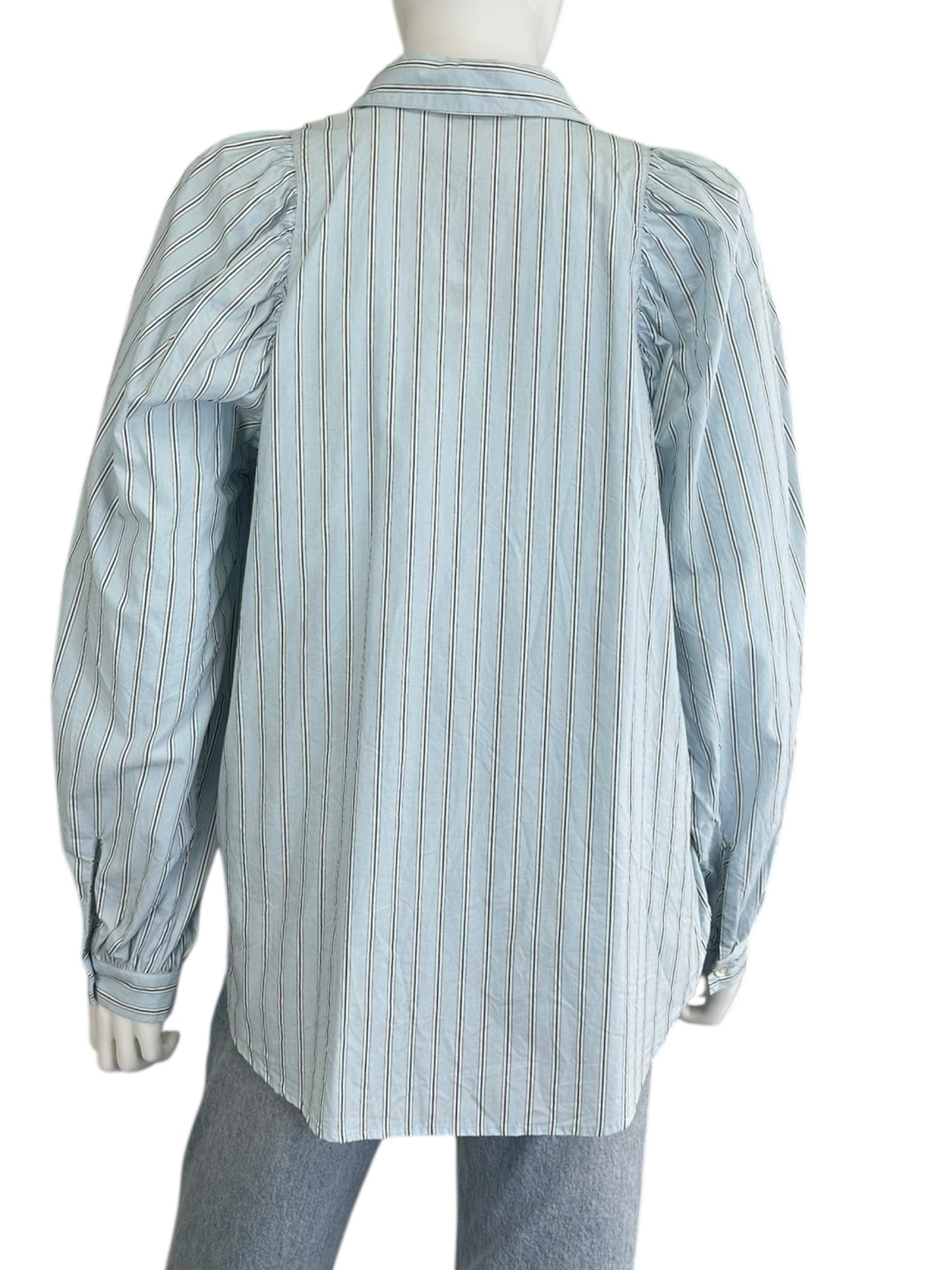 Rails Blue Striped Elsa Shirt Size M
